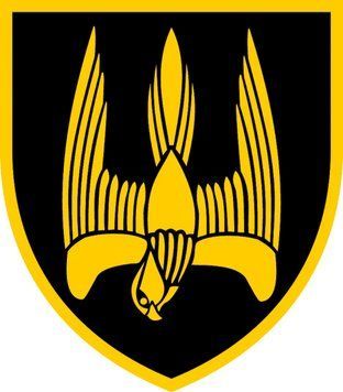 Магнітна наклейка на авто 25 см 46-й окремий штурмовий батальйон &laquo;Донбас&raquo; (46 ОШБ) M288001-01 фото